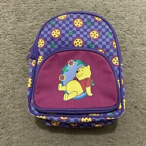 Vintage Winnie The Pooh Kids Backpack Child 9” X 7”